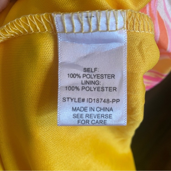 Perfectly Priscilla (Boutique) • Bright Floral Tropical Sundress • Size Large - Picture 7 of 7